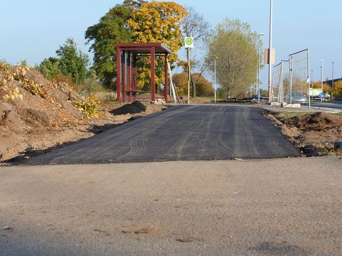 Ausbau von Rad- und Gehweg (Foto: nnz) Ausbau von Rad- und Gehweg (Foto: nnz)
