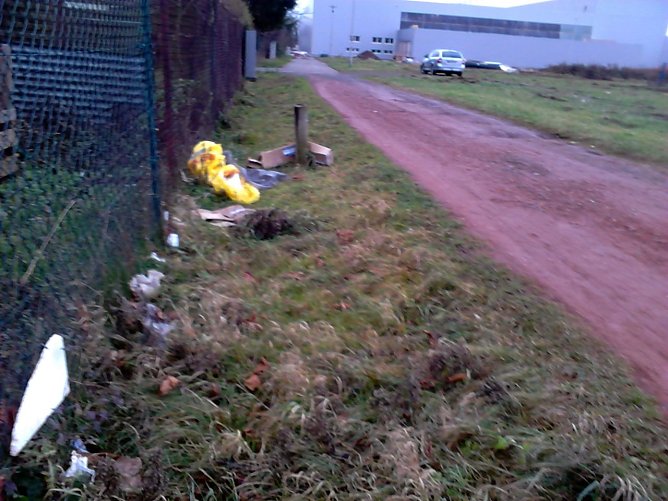 M&uuml;ll vom Nachbarn (Foto: privat)