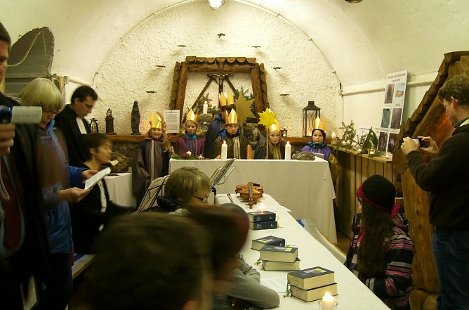 Gottesdienst im Bergwerk (Foto: privat)