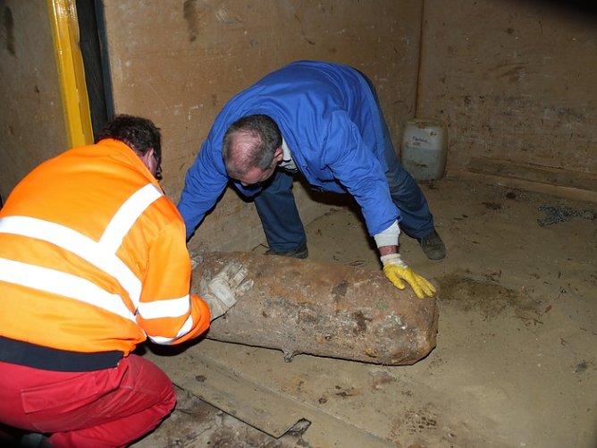 Bombe entschärft (Foto: nnz) Bombe entschärft (Foto: nnz)