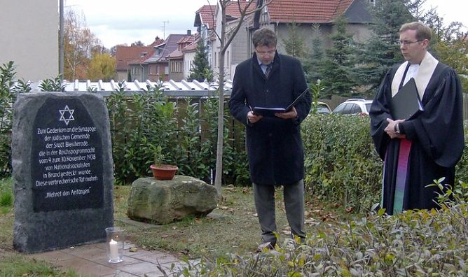 Gedenken in Bleicherode (Foto: Stadtverwaltung Bleicherode) Gedenken in Bleicherode (Foto: Stadtverwaltung Bleicherode)