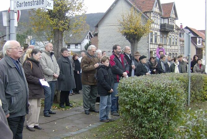 Gedenken in Bleicherode (Foto: Stadtverwaltung Bleicherode) Gedenken in Bleicherode (Foto: Stadtverwaltung Bleicherode)