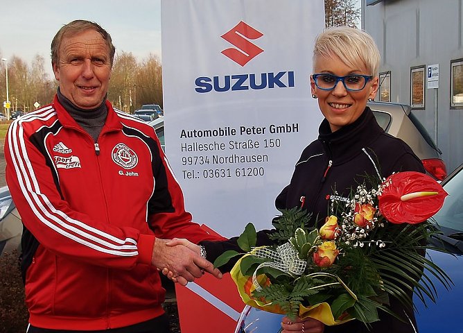 Dank an das Unternehmen (Foto: Klaus Pfand) Dank an das Unternehmen (Foto: Klaus Pfand)