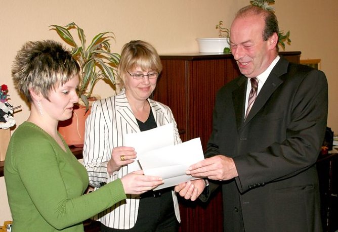 Von rechts: Claus, Krauth, Stiegler (Foto: pln)