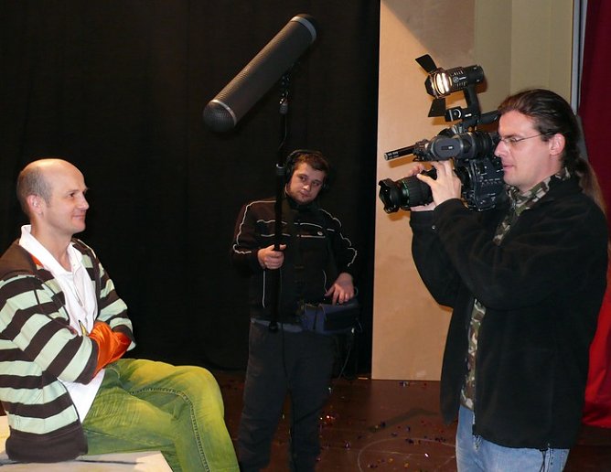 Intendant als Frosch (Foto: Theater) Intendant als Frosch (Foto: Theater)