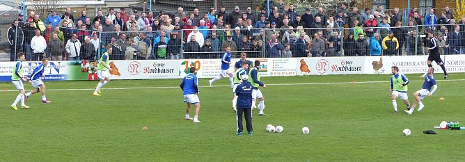 Warmspielen (Foto: nnz) Warmspielen (Foto: nnz)