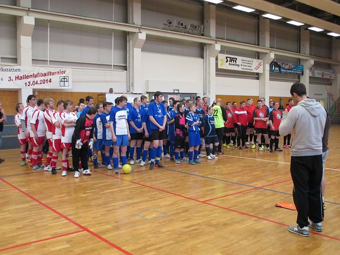 Drittes Hallenturnier der Nordthüringer Werkstätten (Foto: Nordthüringer Werkstätten) Drittes Hallenturnier der Nordthüringer Werkstätten (Foto: Nordthüringer Werkstätten)