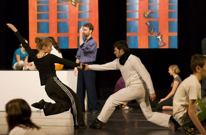 Projekt im Theater (Foto: Theater Nordhausen) Projekt im Theater (Foto: Theater Nordhausen)