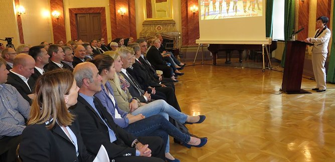 Empfang in der Staatskanzlei (Foto: nnz)