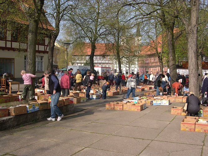 Der KILA B&uuml;cherflohmarkt (Foto: Frank Tuschy)