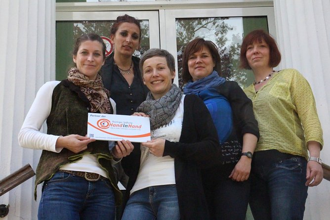 von links Anke Siegel, Vivien Grabe, Anke Dunkel, Cornelia M&ouml;nnich, Kathrin Helmuth-Schibert (Foto: Angelo Glashagel)