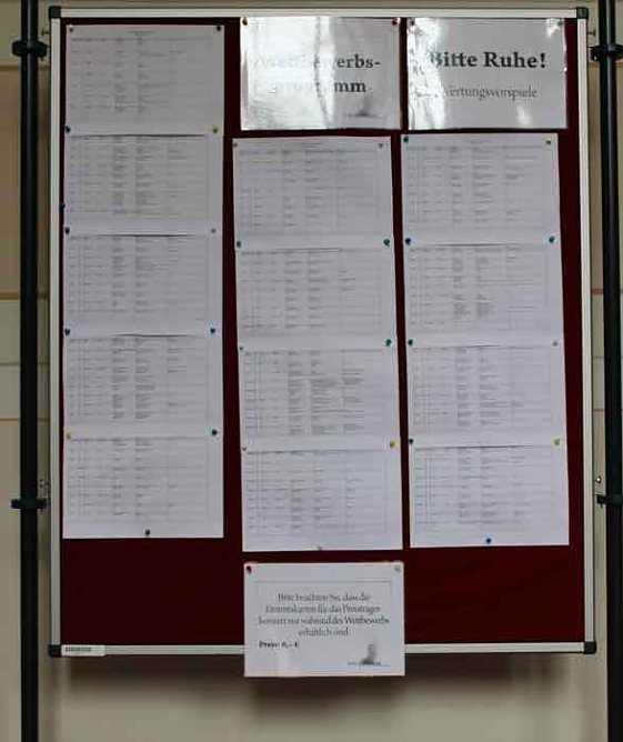 Carl Schroeder Wettbewerb begonnen (Foto: Karl-Heinz Herrmann)