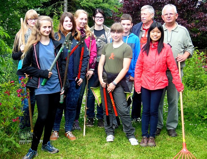 In der Natur geholfen (Foto: L. Schubert)