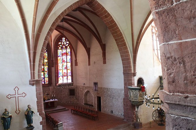 Zun&auml;chst soll oberhalb der Emporen gearbeitet werden  (Foto: Angelo Glashagel)