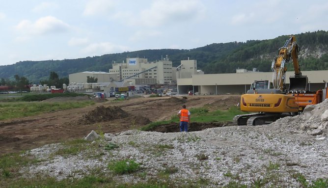 Blick auf das Areal (Foto: Knauf)