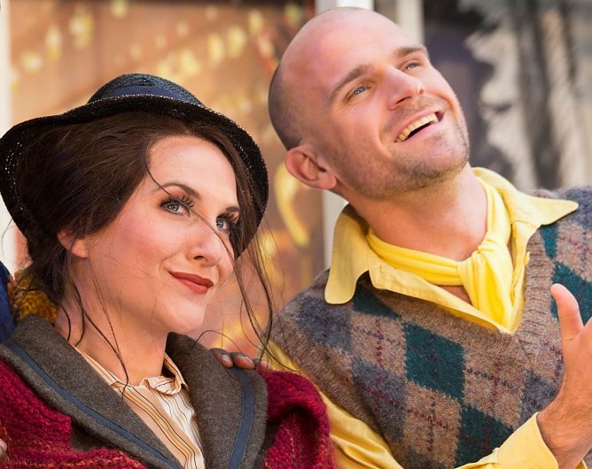 Désirée Brodka und David Johnson in einer Probe zu My Fair Lady (Foto: Tilmann Graner) Désirée Brodka und David Johnson in einer Probe zu My Fair Lady (Foto: Tilmann Graner)