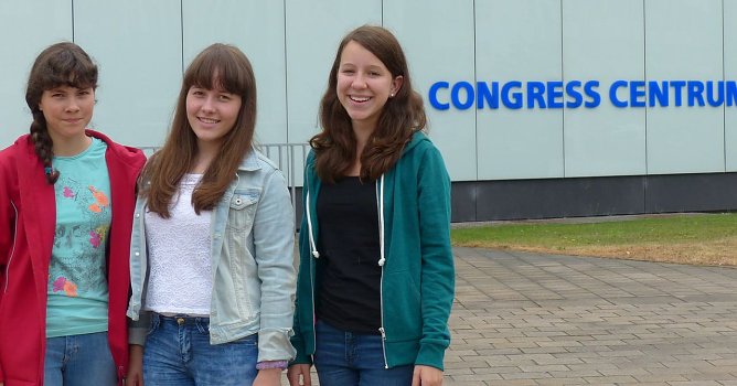 Von links: Isabell Kreske, Olivia Jande, Natalie Neitzel (Foto: privat) Von links: Isabell Kreske, Olivia Jande, Natalie Neitzel (Foto: privat)