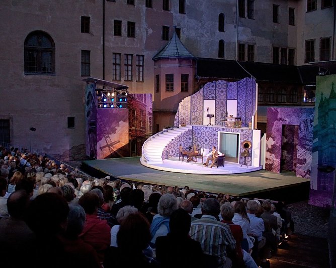 Blick in den Schlosshof (Foto: Anja Daniela Wagner)