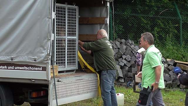 Ankunft im Bärenpark in Worbis (Foto: Ilka Kühn) Ankunft im Bärenpark in Worbis (Foto: Ilka Kühn)