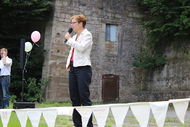 Zeichen gegen Rechts gesetzt (Foto: Karl-Heinz Herrmann) Zeichen gegen Rechts gesetzt (Foto: Karl-Heinz Herrmann)