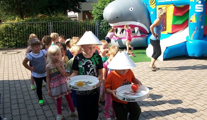 Geschicklichkeit war auch gefragt (Foto: Silke Reinhardt) Geschicklichkeit war auch gefragt (Foto: Silke Reinhardt)
