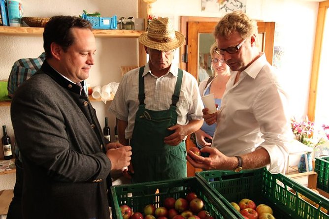 Gr&uuml;ner Minister besuchte Hohe Schrecke (Foto: B&Uuml;NDNIS 90/DIE GR&Uuml;NEN Kreisverband Nordhausen)