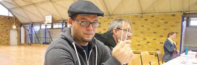 Mund auf gegen Blutkrebs (Foto: Angelo Glashagel) Mund auf gegen Blutkrebs (Foto: Angelo Glashagel)