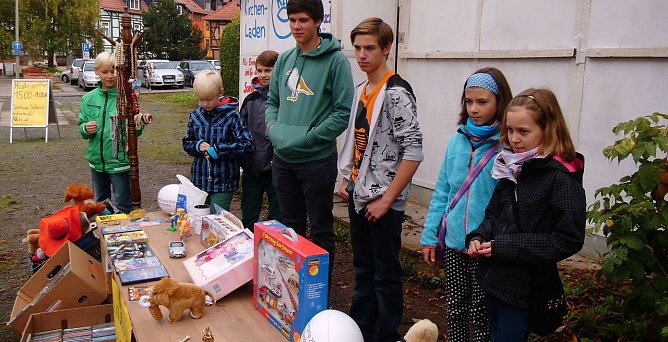 Hier kann getauscht werden (Foto: F. Tuschy)