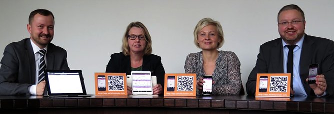 Neue Abfall-App  in Nordhausen vorgestellt (Foto: nnz)