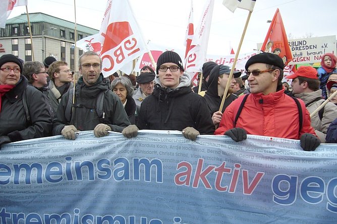 Nordhäuser in Dresden (Foto: LINKE) Nordhäuser in Dresden (Foto: LINKE)