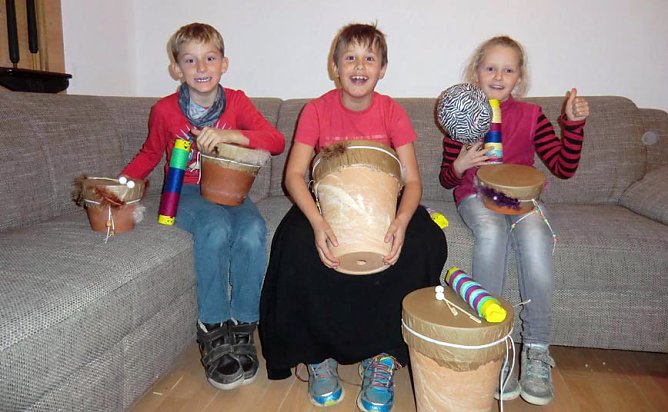 v.l.n.r. Leon, Vincent, Alicia (Foto: Johanniter-Unfall-Hilfe e.V./ Thomas Solveig)