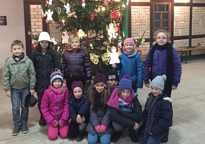 Weihnachtsbaum in Heringen geschm&uuml;ckt (Foto: privat)