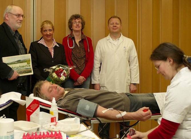 An der Nadel (Foto: nnz)