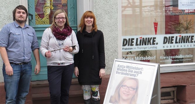 Von links: Tim Rosenstock, Katja Mitteldorf und Constanze Keller-Hofmeister (Foto: nnz)