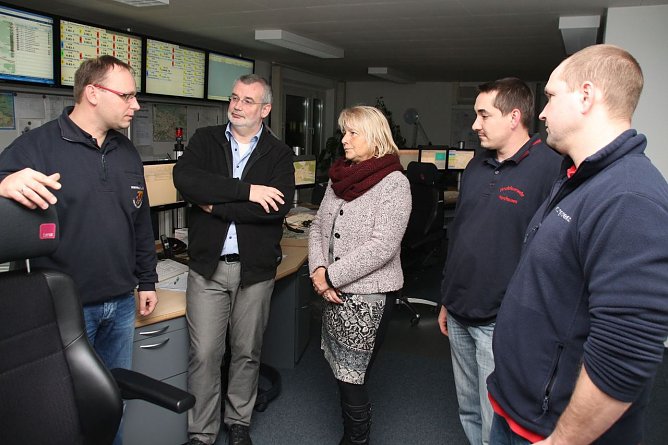 Besuch in der Leitstelle (Foto: P. Grabe|Stadtverwaltung Nordhausen) Besuch in der Leitstelle (Foto: P. Grabe|Stadtverwaltung Nordhausen)