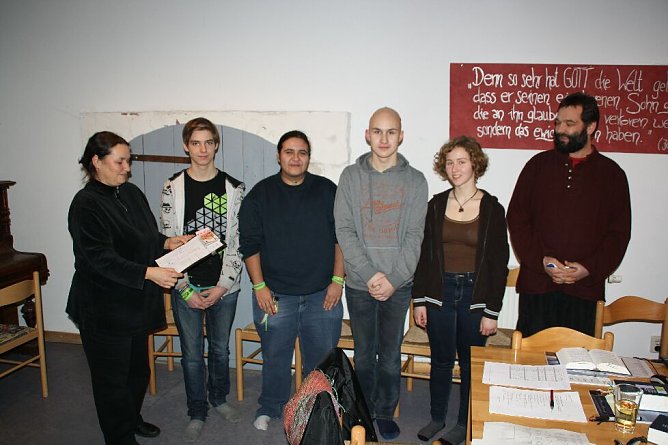 Das Team der KILA H&uuml;tte will die Gemeinde bei der Finanzierung der Restaurierungsarbeiten in der Nordh&auml;user Blasii Kirche unterst&uuml;tzen (Foto: Frank Tuschy)