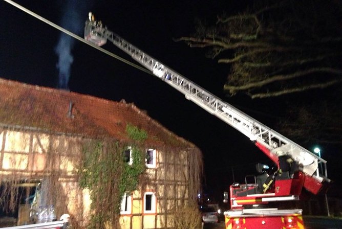 Einsatz in Holbach (Foto: Feuerwehr Liebenrode) Einsatz in Holbach (Foto: Feuerwehr Liebenrode)