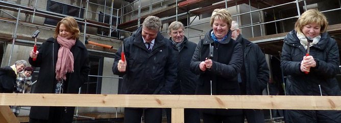 Richtfest in der Geseniusstra&szlig;e (Foto: nnz)