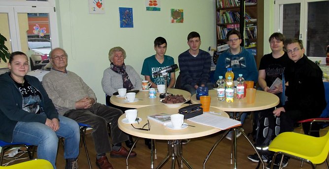 Zeitzeugen befragt (Foto: privat)