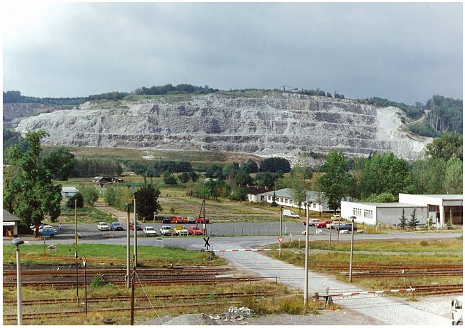 Die Wand am Krebsbach nahe Rottleberode im Jahr 1992 (Foto: Knauf Deutsche Gipswerke KG) Die Wand am Krebsbach nahe Rottleberode im Jahr 1992 (Foto: Knauf Deutsche Gipswerke KG)
