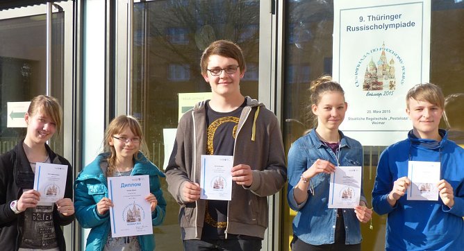 v.l.: Kim Hahnemann, Vivien Kaun, Arne Gorges, Anne Deterding, Jonas Laub (Foto: Gabriele Gorges)