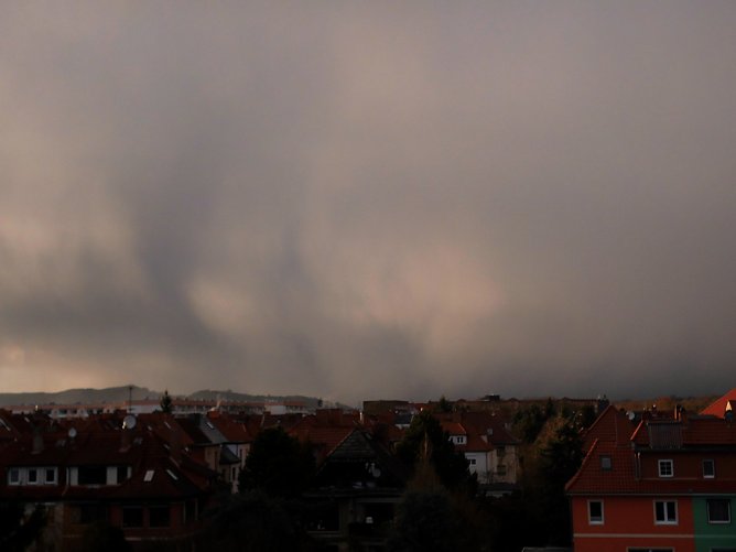 Abendhimmel &uuml;ber Nordhausen (Foto: Bernd Thielbeer)