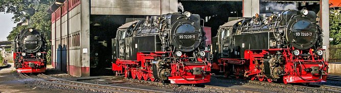 Die Brocken-Loks (Foto: Bahnsen/HSB) Die Brocken-Loks (Foto: Bahnsen/HSB)