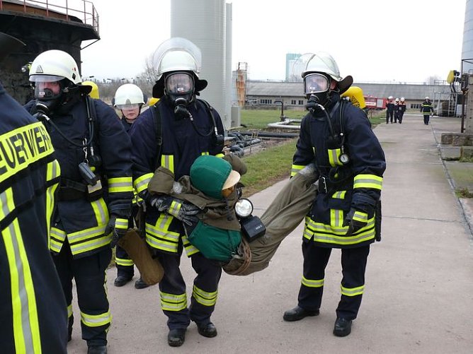 Feuer bei Schweinen (Foto: I. Bergmann)