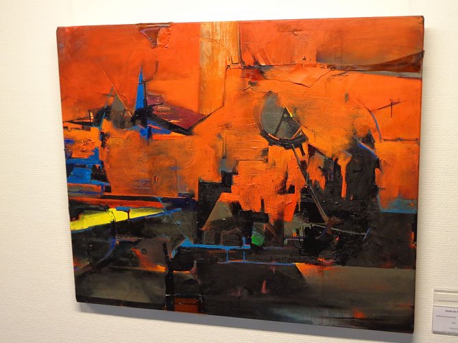 Klangst&auml;tten - Tanja Pohls Werke sind derzeit in der Galerie der Kreissparkasse zu sehen (Foto: Hans-Georg Backhaus)