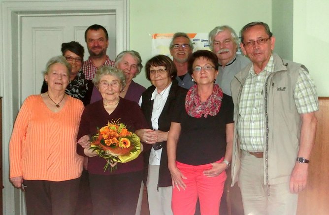 Erika Schirmer beim Freundeskreis Ostr&oacute;w Wielkopolski (Foto: Ulrich Deutsch)