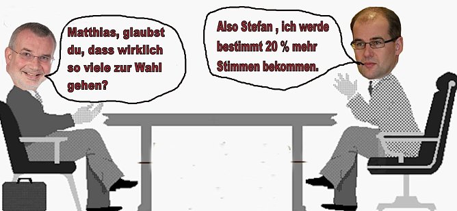 Karikatur (Foto: Peter Blei)