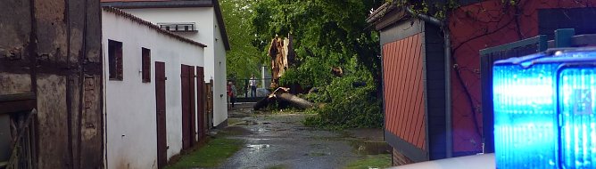 Unwetter &uuml;ber dem Landkreis (Foto: nnz)