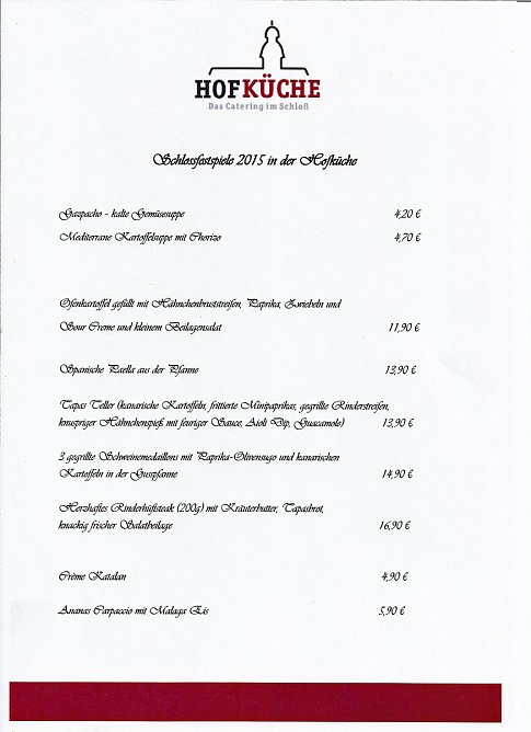 Spanisch in der "Hofküche" (Foto: Karl-Heinz Herrmann) Spanisch in der "Hofküche" (Foto: Karl-Heinz Herrmann)