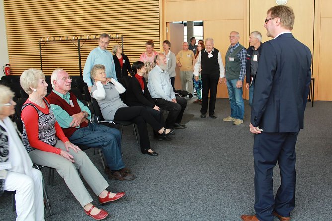 Besuchergruppe im Th&uuml;ringer Landtag (Foto: privat)